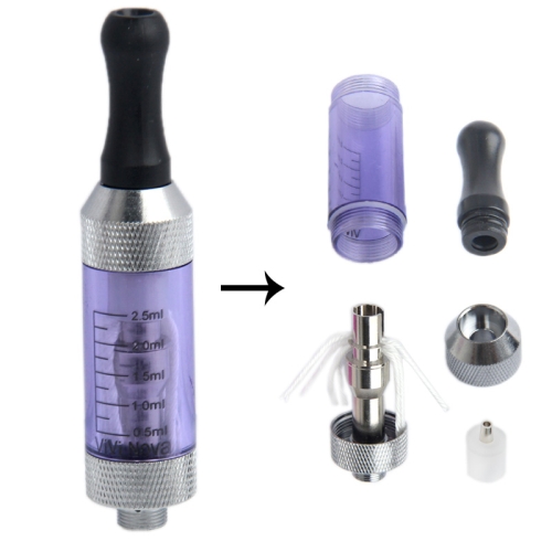 Mini Vivi 2.5ML Detachable E-Cigarette Atomizer (Purple) - Click Image to Close